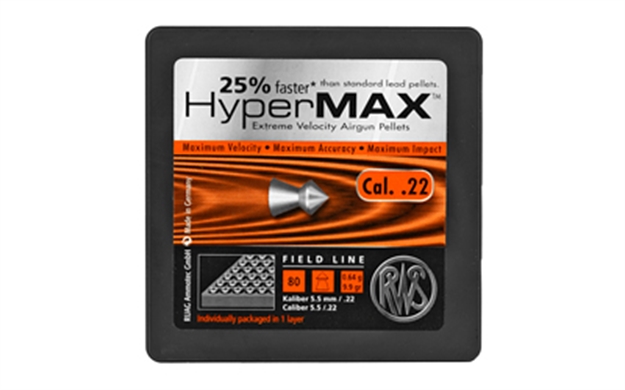 Picture of Rws Hypermax .22 Plts 80/Tin