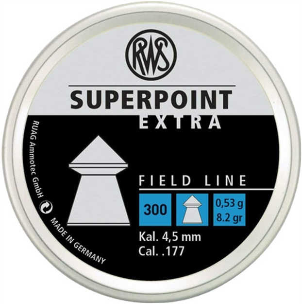Picture of Rws Superpoint Extra Field Line .177 Cal 300 CT 8.2 Grain 2317409 723364174094
