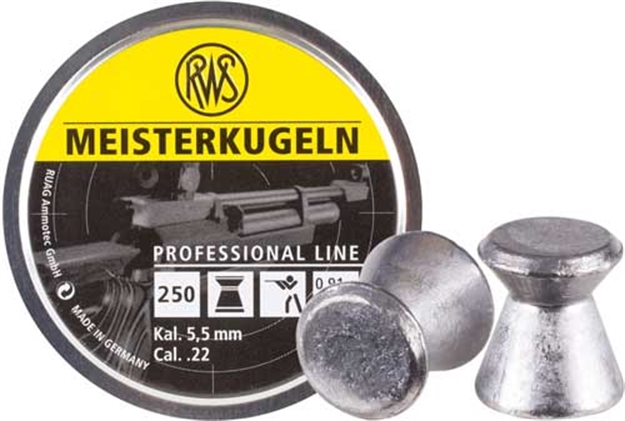 Picture of Rws Pellets 22 Meisterkugeln 14 Grains Pro-Line 250-Pack 2404458