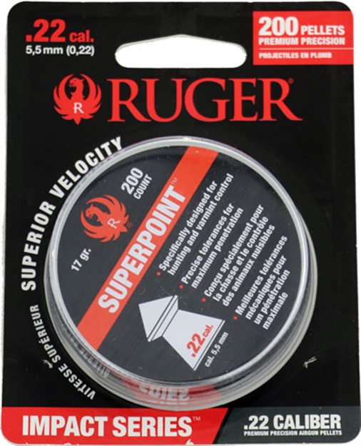 Picture of Rws Pellets .22 Superpoint Extra 17 Grains 200-Pack