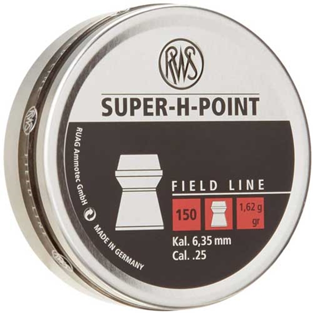 Picture of Rws Pellets 25 Super-H-Point 25 Grain Field 150-Pack 2317383