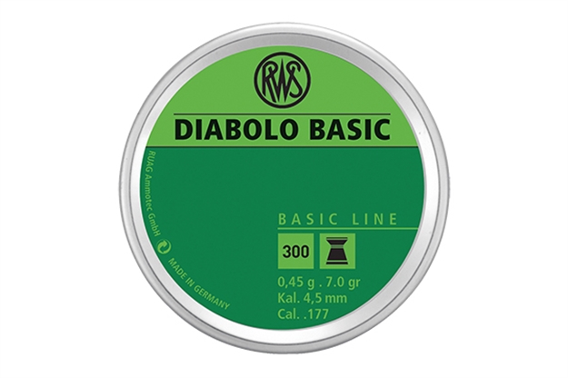 Picture of Rws Pellets 177 Diabolo Basic Line 7.0 Grains 300-Pack 2317389