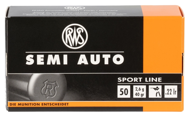 Picture of Rws/Umarex 2138601 Semi-Auto Sport  22 LR 40 GR Lead Flat Base 50 Bx/ 100 CS