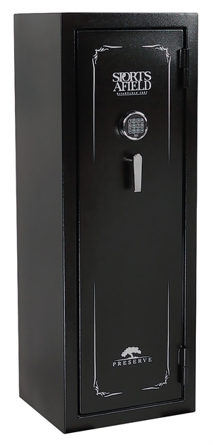 Picture of Sports Afield Sa5520p Preserve  Gun Safe Electronic Keypad Electronic 55" H X 20" W X 17" D Steel Black Texture