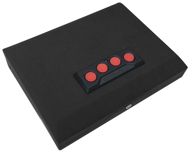 Picture of Sports Afield Sarv1 Lightning  Gun Safe Electronic 2.85" H X 8.65" W X 11" D (Exterior) Steel Black