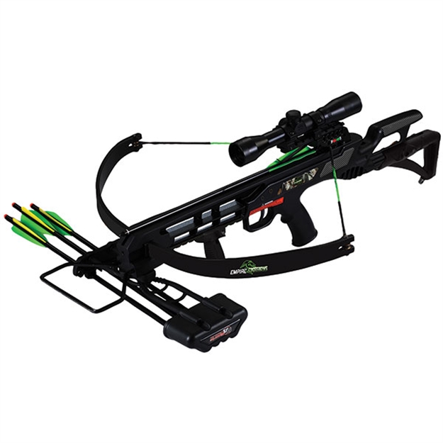 Picture of SA Sports Empire Terminator Recon 175-Lb Crossbow Package, W/Scope, 2-16" Aluminum Arrows, Cocking Device 613