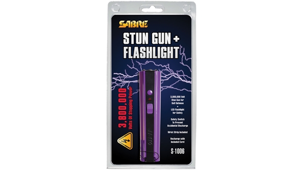 Picture of Sabre 3.8 Million Volt Stun Gun Prpl