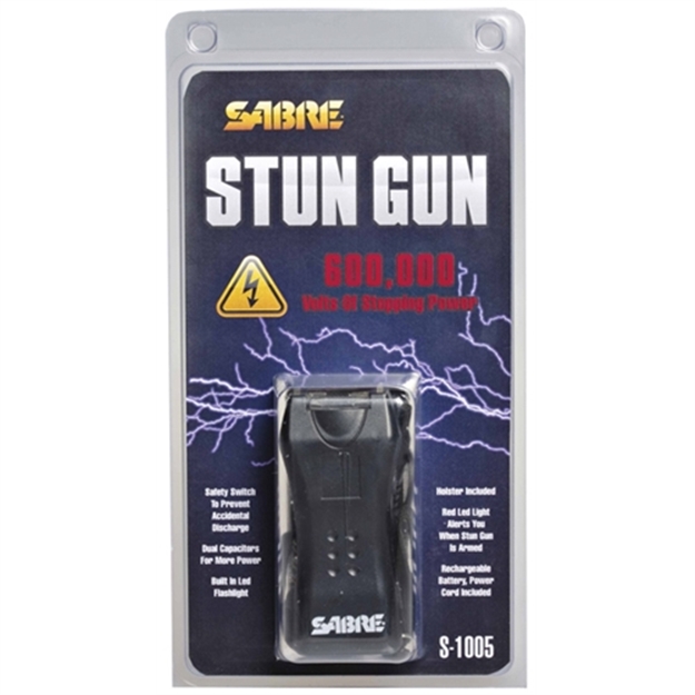 Picture of Sabre S1005bk Mini Stun Gun  Black Includes Flashlight/Holster/Wrist Strap S-1005-BK 023063808031