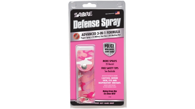 Picture of Sabre - Security Equipme Pepperspray Pocket Size Key Pink Camo SPKC-14-PC 023063102153