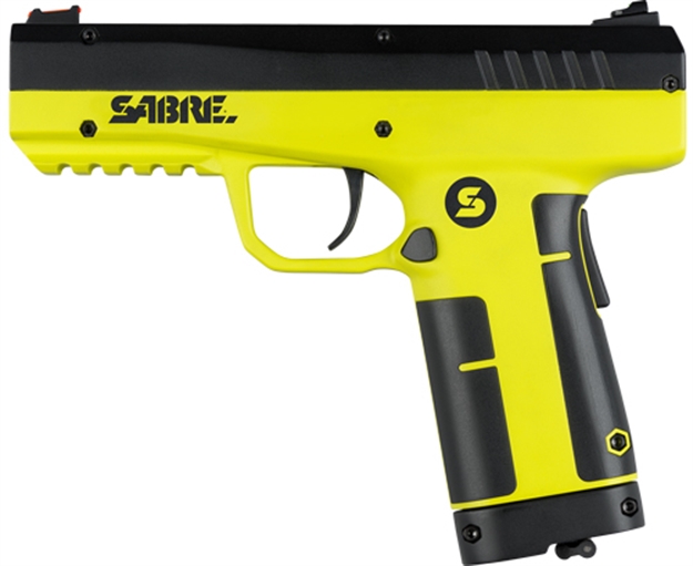 Picture of Sabre Slp1c Compact Pepper Projectile Launcher Range 175Ft Black/Yellow S:-2-GEL-TQ 023063916682