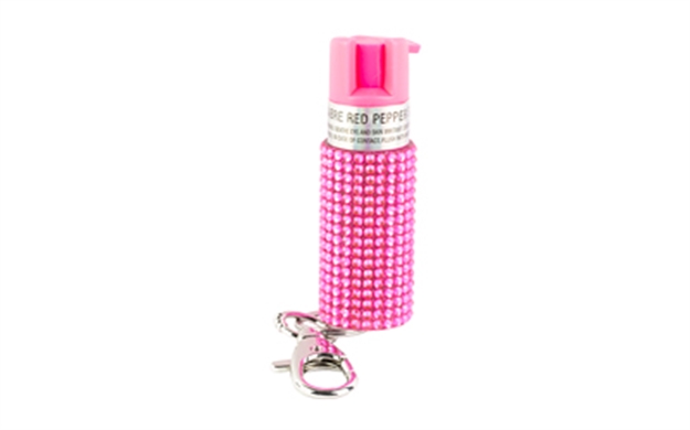Picture of Sabre Jeweled Pepper Spray W/ Snap Clip/Twist Lock Pink KRJPK02