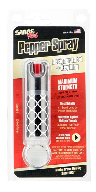 Picture of Sabre Designer Black Quatrefoil