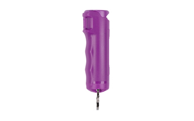 Picture of  Sabre F15prusg02 Flip Top Pepper Gel OC Pepper Effective Distance 10 FT .53 OZ Purple Includes Key Ring