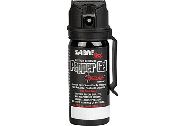 Picture of Sabre - Security Equipme Crossfire Pepper Gel W/Clip 1.8Oz Black MK3-CFTG-BC