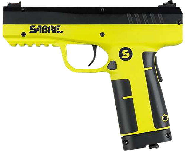 Picture of Sabre Slp1c Compact Pepper Projectile Launcher Range 175Ft Black/Yellow S:-2-GEL-TQ