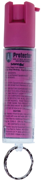 Picture of Sabre Srpnbcpkr02 Protector Dog Pepper Spray 14 Bursts .75Oz 12Ft W/Keyring Pink