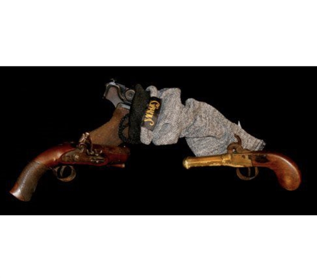 Picture of Sack Ups Pistol 9" Gray Camo