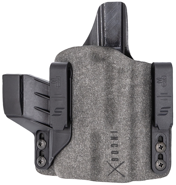 Picture of Safariland Incog0835a0cx261 Incogx  Iwb Black/Gray Boltaron Belt Clip Fits Glock 17/19 Right Hand INCOG-0-835-A-0-CX2-61 781602248136