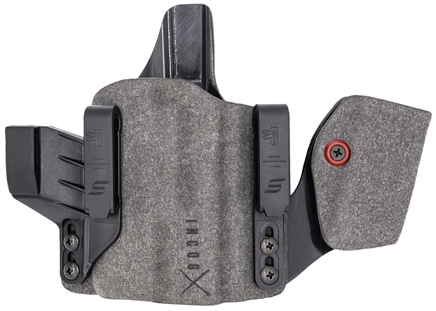 Picture of Safariland Incog0835a0cx261mc Incogx  W/Mag Caddy Iwb Black/Gray Boltaron Belt Clip Fits Glock 17/19 Right Hand INCOG-0-835-A-0-CX2-61