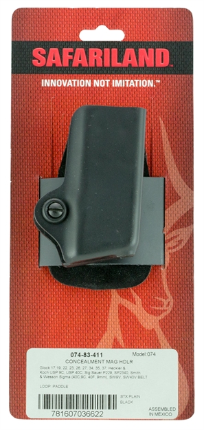 Picture of Safariland 07483411 Model 74 Magazine Pouch Black Thermal Molded Laminate