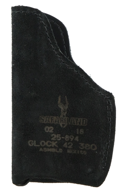 Picture of Safariland 2589421 Model 25 Inside The Pocket Holster  Glock 42 Suede Black