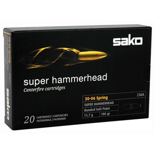 Picture of Sako Ammo .30-06 Springfield 180Gr S-Hammerhead Jsp 20-Pk<
