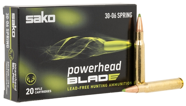 Picture of Sako (Tikka)  Powerhead Blade 30-06Springfield 170Gr 20 Per Box/10 Case JASPHB3006170B