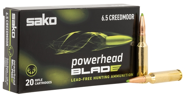 Picture of Sako (Tikka)  Powerhead Blade 6.5Creedmoor 120Gr 20 Per Box/10 Case JASPHB65CM120B
