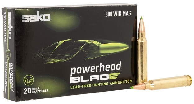 Picture of  Sako (Tikka) Jasphb300wm170b Powerhead Blade 300Winmag 170Gr 20 Per Box/10 Case 082442959436