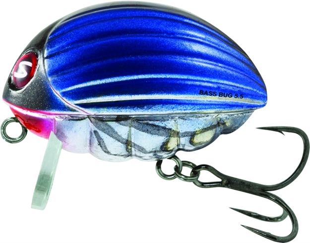 Picture of Salmo Bass Bug Wake Bait, 2 1/2", 15/16 Oz, Bluebird Bug, Floating