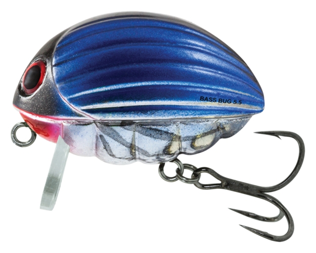 Picture of Salmo Bass Bug Wake Bait, 2 1/2", 15/16 Oz, Floating, Blue Bird Bug