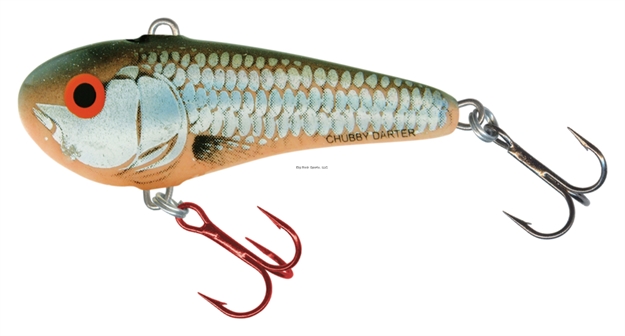 Picture of Salmo Chubby Darter, Sinking, 1-3/8", 1/16 Oz, #14 Hooks, Silver Black Red