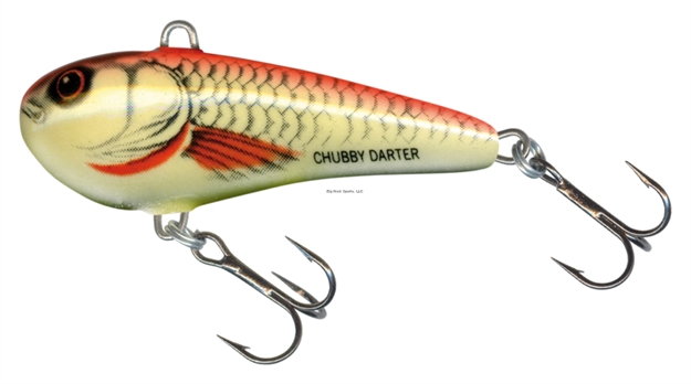 Picture of Salmo Chubby Darter, Sinking, 2", 1/4 Oz, #8 Hooks, Luminescent Orange Dace