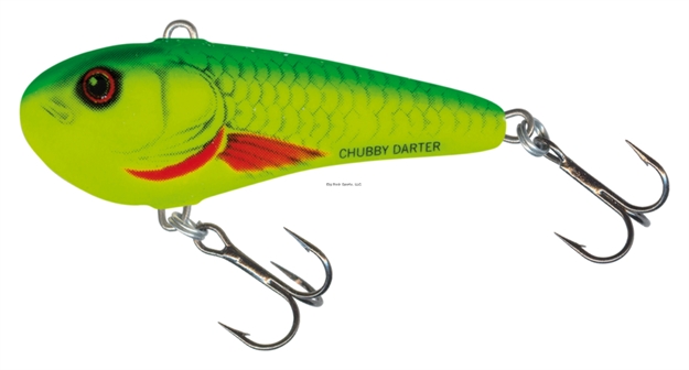 Picture of Salmo Chubby Darter, Sinking, 2", 1/4 Oz, #8 Hooks, Yellow Dace