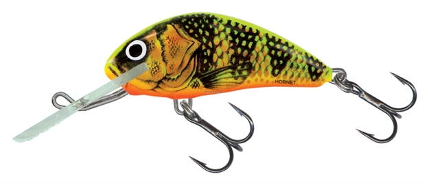 Picture of Salmo Hornet 4, 1-5/8", 1/16Oz, Floating, Gold Fluro Perch