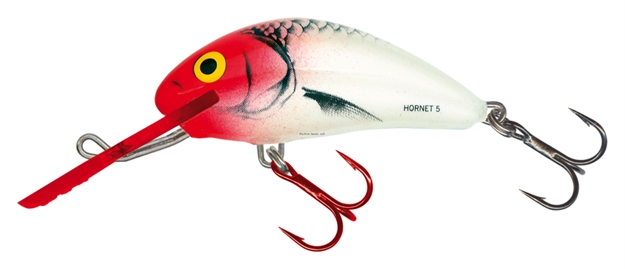 Picture of Salmo Hornet 5, 2", 1/4Oz, Floating, Red Headed Hooker