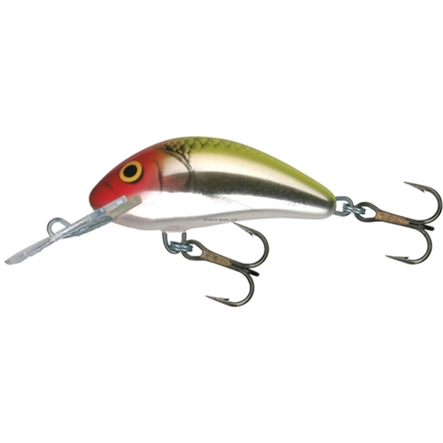 Picture of Salmo Hornet Crankbait, 2 1/2", 3/8 Oz, Clown Metallic Dace, Floating