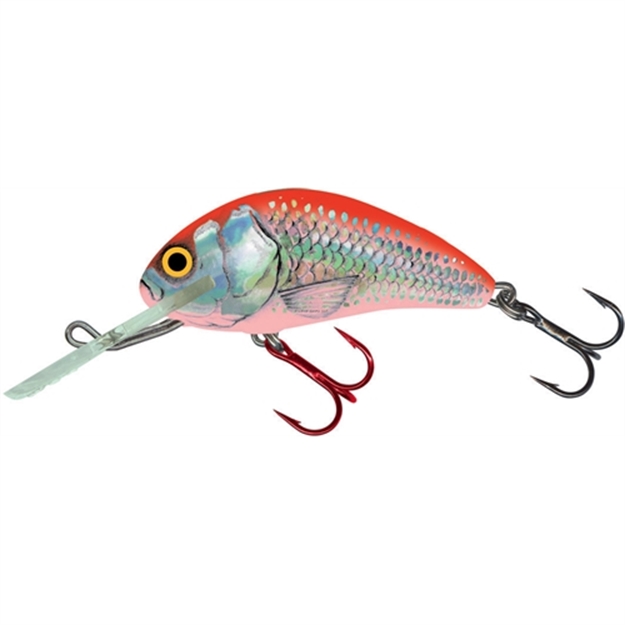 Picture of Salmo Hornet Super Deep Runner Crankbait, 1 3/4", 1/16 Oz, Silver Red Orange, Floating