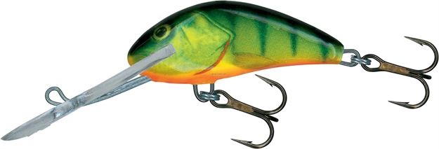 Picture of Salmo Hornet Super Deep Runner Crankbait, 2", 1/4 Oz, Hot Perch, Floating
