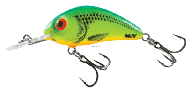 Picture of Salmo Rattlin' Hornet 3.5, 1 3/8", 1/16Oz, Floating, Chartreuse Blue