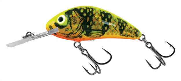 Picture of Salmo Rattlin' Hornet 5.5, 2-1/8", 3/8Oz, Floating, Gold Fluorescent Perch