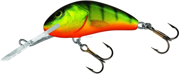 Picture of Salmo Rattlin' Hornet Crankbait, 2 1/2", 3/4 Oz, Hot Perch, Floating