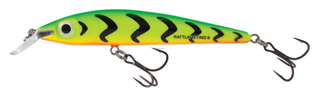 Picture of Salmo Rattlin' Sting 9, 3-1/2", 2/5Oz, Suspending, Green Tiger