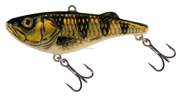 Picture of Salmo Zipper, Sinking, 1-3/4", 3/8Oz, #10 Hooks, Gold Red Perch