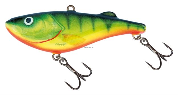 Picture of Salmo Zipper, Sinking, 1-3/4", 3/8Oz, #10 Hooks, Hot Perch
