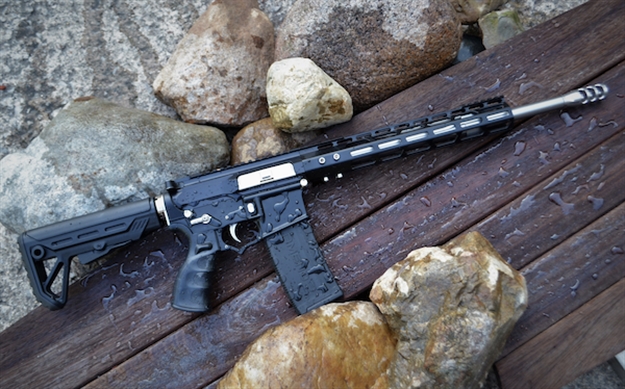 Picture of Saltwater Arms Llc Arms Backfin 556 16" SS 30Rd