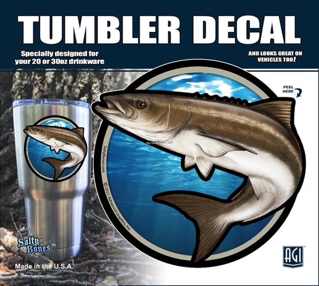 Picture of Salty Bones Cobia Tumbler Decal