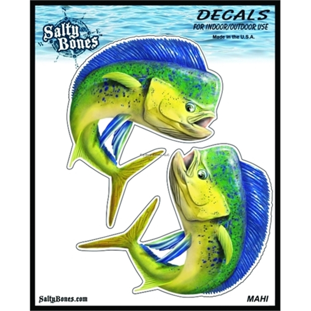 Picture of Salty Bones Decal, Double Mahi