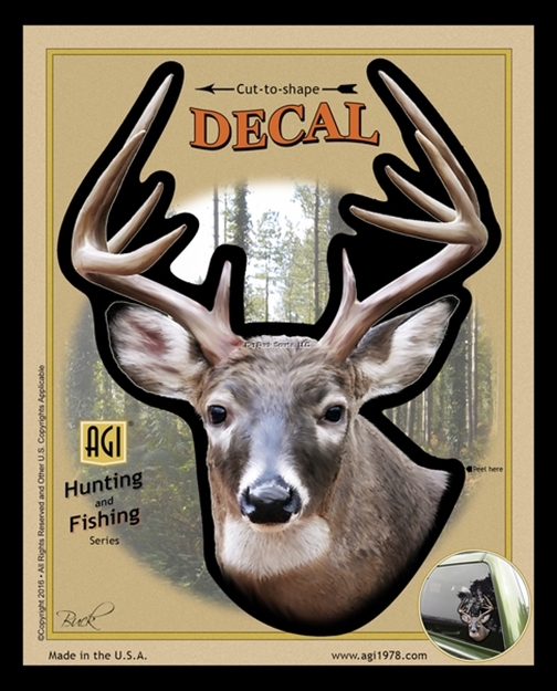 Picture of Salty Bones Decal, Front Buck