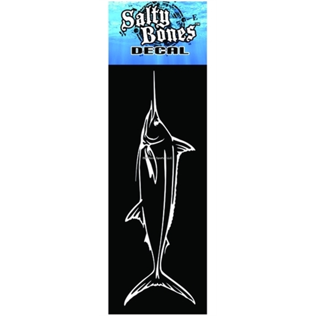 Picture of Salty Bones Decal, Marlin-White Transfer